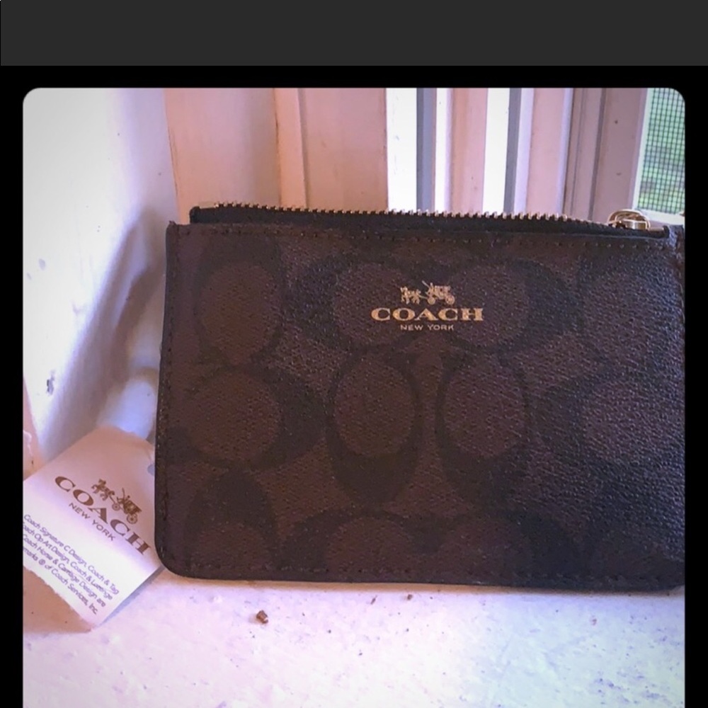 Coach small wristlet